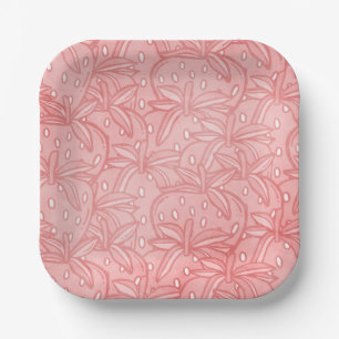 Strawberry Birthday Party Paper Teller