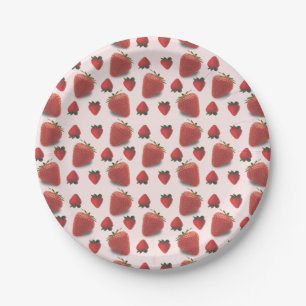 Strawberry Birthday Summer Party Pappteller