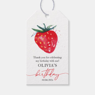 Strawberry Birthday Vielen Dank für Ihr Interesse  Geschenkanhänger