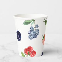 Strawberry Blueberry Shower Paper Cups Pappbecher