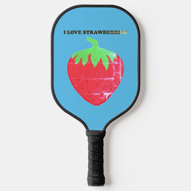 Strawberry Blues Pickleball Schläger (Vorderseite)