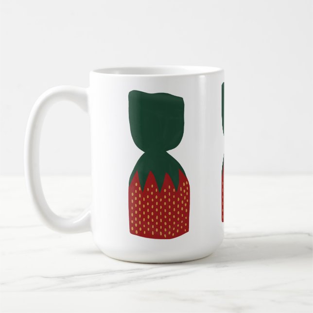 Strawberry Bon Bons Candies Kaffeetasse (Links)