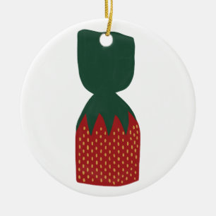Strawberry Bon Bons Candies Keramik Ornament