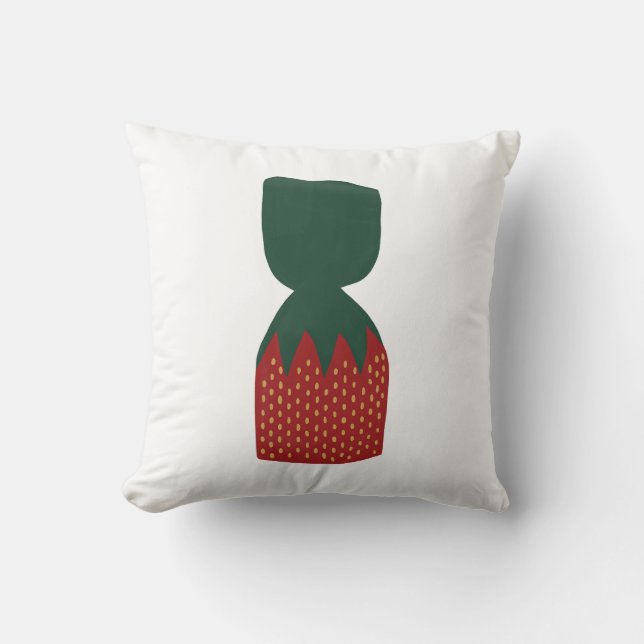 Strawberry Bon Bons Candies Kissen (Vorderseite)