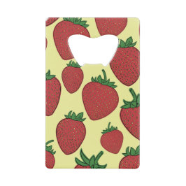 Strawberry Bottle Opener Geldbeutel Flaschenöffner