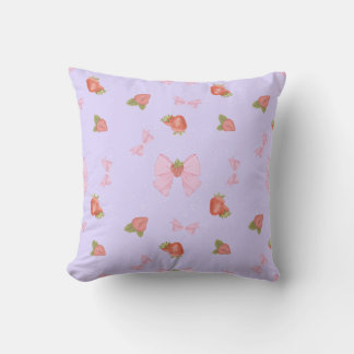 Strawberry Bow Kissen