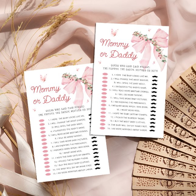 Strawberry Bow Mommy oder Daddy Baby Showspiel (Von Creator hochgeladen)