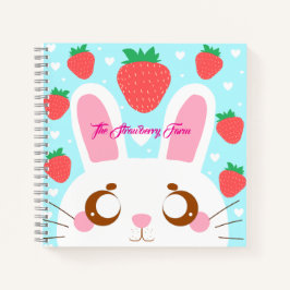 Strawberry Bunny Notizbuch
