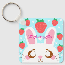 Strawberry Bunny Schlüsselanhänger