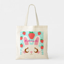 Strawberry Bunny Tragetasche