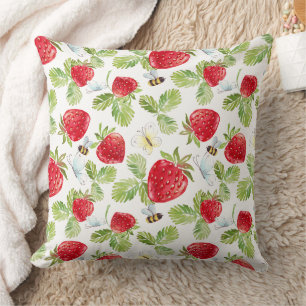 Strawberry Buzz 20x20 Kopfkissen Kissen