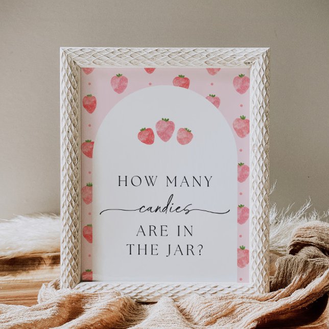 Strawberry Candies Party Sign (Von Creator hochgeladen)