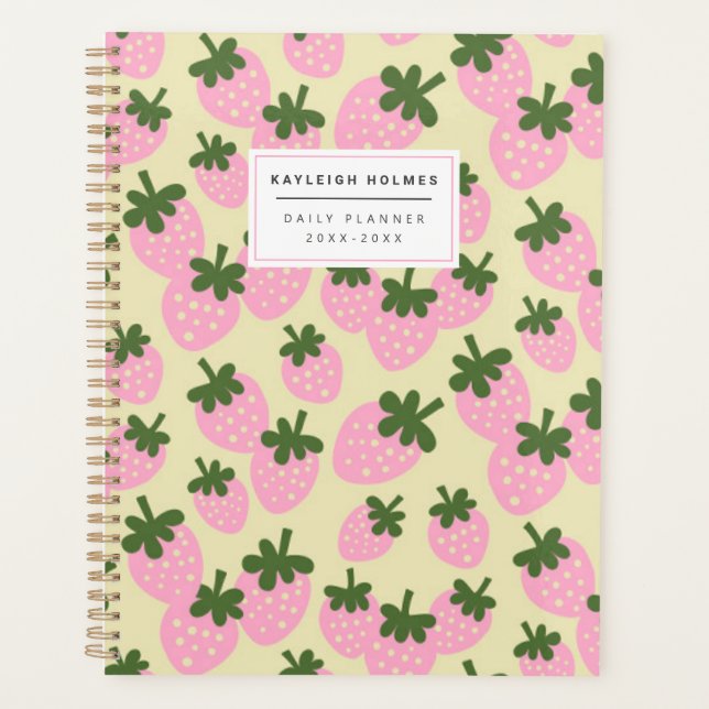 Strawberry Cluster Planner Planer (Vorderseite)