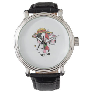 Strawberry Cow Kawaii Anime Strawberry Milk _7 Armbanduhr