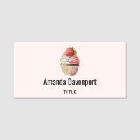 Strawberry Cupcake Sweet Dessert