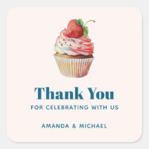 Strawberry Cupcake Sweet Dessert Wedding Vielen Da
