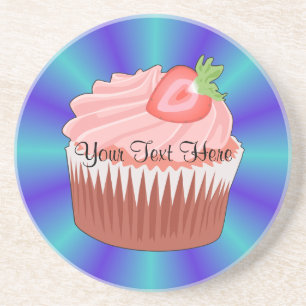 Strawberry Cupcake Untersetzer