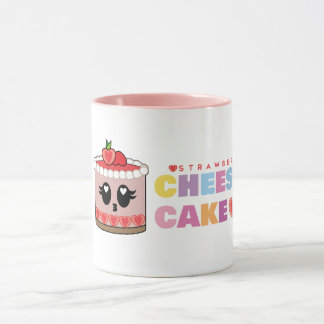 Strawberry cute cheesecake cup  tasse