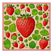 Strawberry Dadaist Artwork