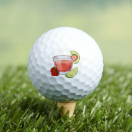 Strawberry Daiquiri Golf Balls Golfball