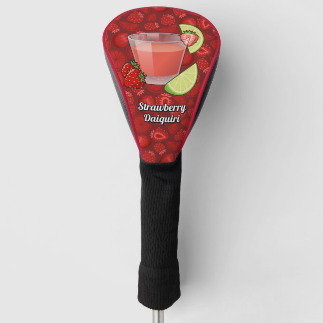 Strawberry Daiquiri Golf Head Cover Golf Headcover (Vorderseite)