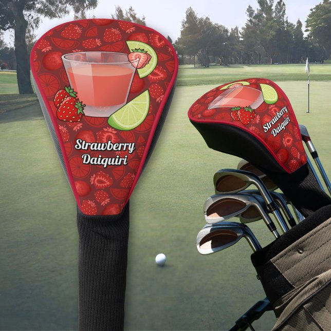 Strawberry Daiquiri Golf Head Cover Headcover (Von Creator hochgeladen)