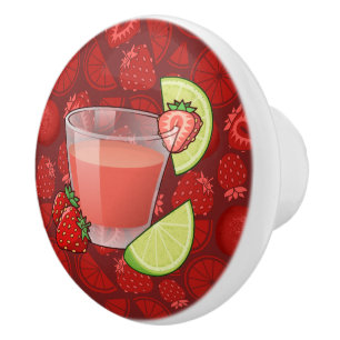Strawberry Daiquiri Keramik Knob Keramikknauf
