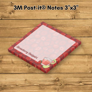 Strawberry Daiquiri Post-it Notes Klebezettel