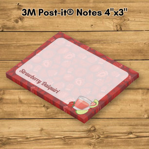 Strawberry Daiquiri Post-it Notes Klebezettel
