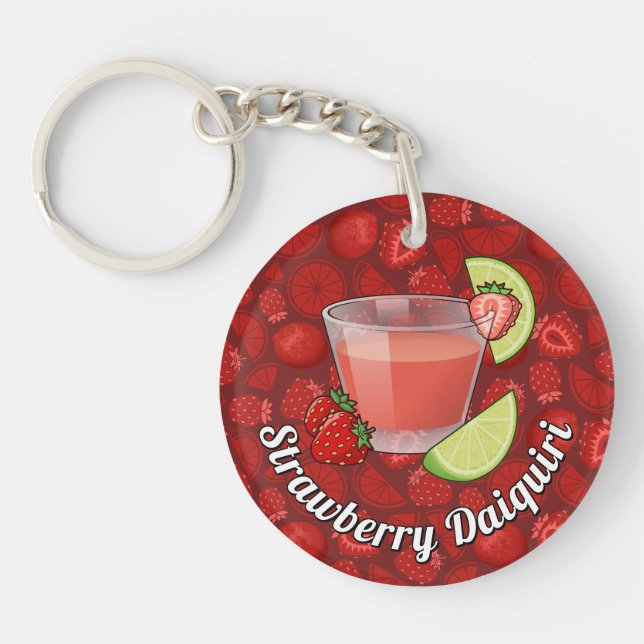 Strawberry Daiquiri Schlüsselanhänger (Vorderseite)