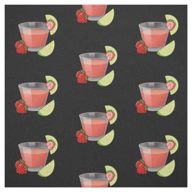 Strawberry Daiquiri Stoff (Muster)