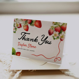 Strawberry Dankeschön Karte