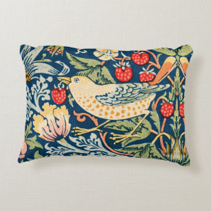 Strawberry-Dieb-Vogel von William Morris Dekokissen