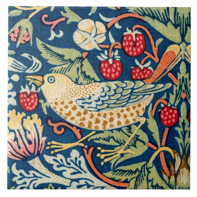 Strawberry Dieb, William Morris Fliese (Vorderseite)