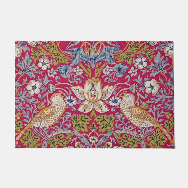 Strawberry Dieb, William Morris Fußmatte (Vorderseite)