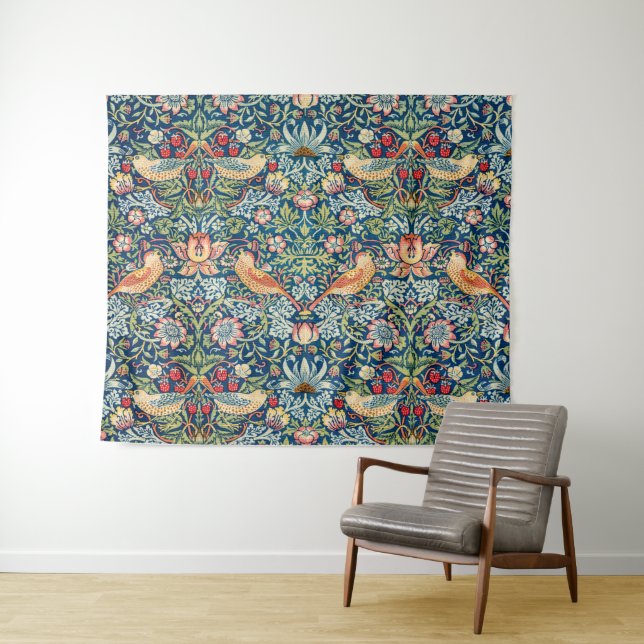 Strawberry Dieb, William Morris Wandteppich (Beispiel (Horizontal))