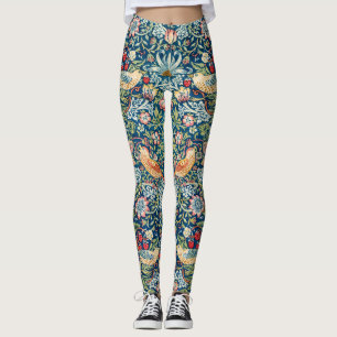 Strawberry diief - Design of William Morris Leggings