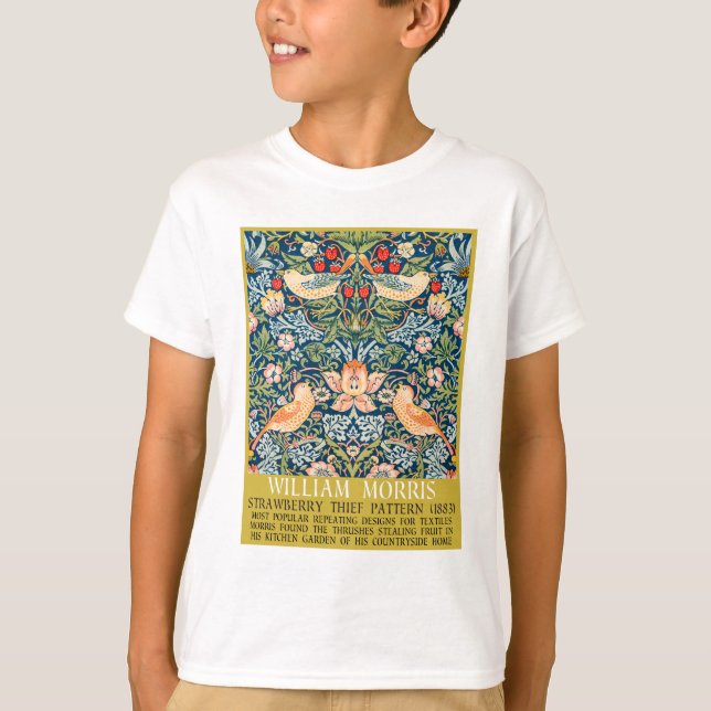 Strawberry diief - Design of William Morris T-Shirt (Vorderseite)