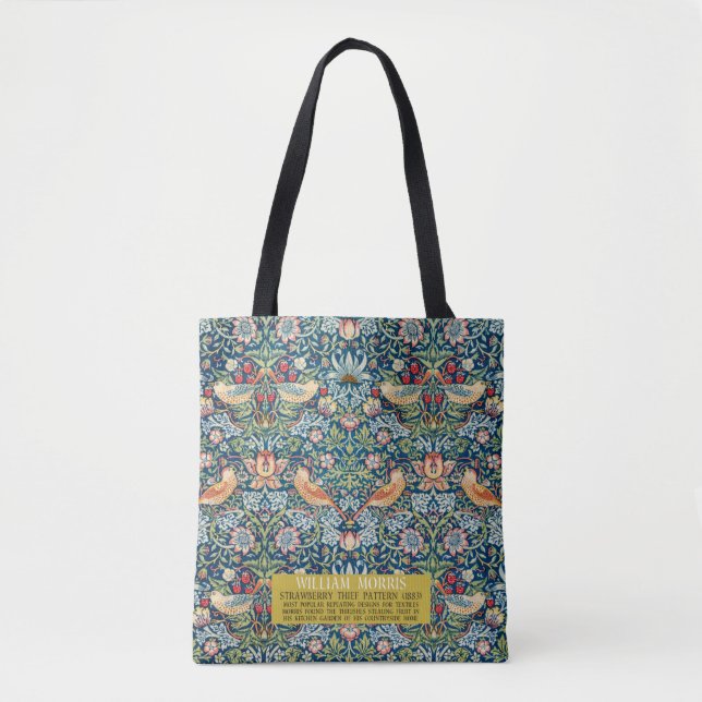 Strawberry diief - Design of William Morris Tasche (Vorderseite)