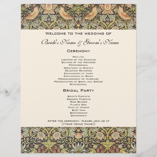 Strawberry Dives Vintage Wedding Set (Vorderseite)