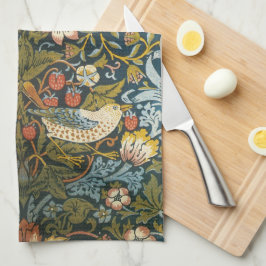 Strawberry Dives von William Morris, Vintag Art Geschirrtuch