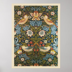 Strawberry Dives von William Morris, Vintag Art Poster