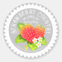 Strawberry Doilies Gray