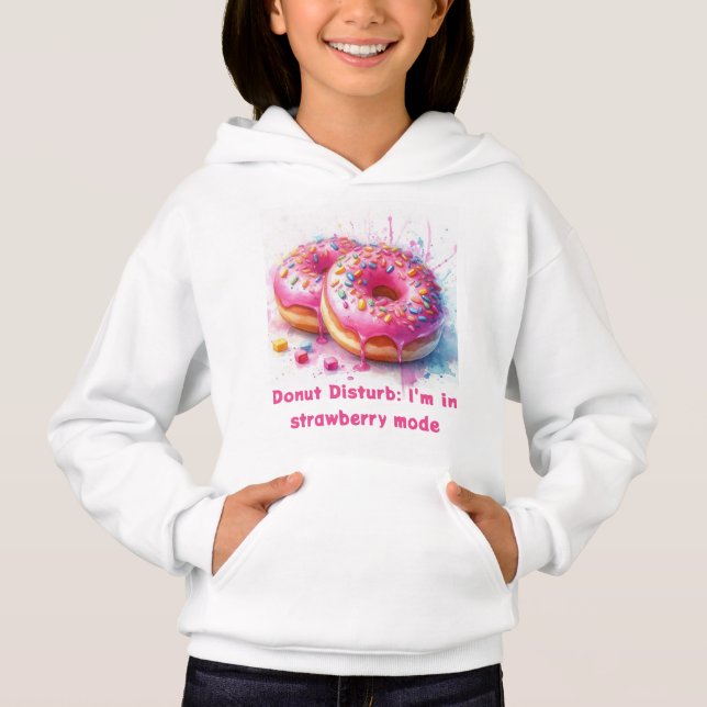 Strawberry Donut Hoodie (Vorderseite)