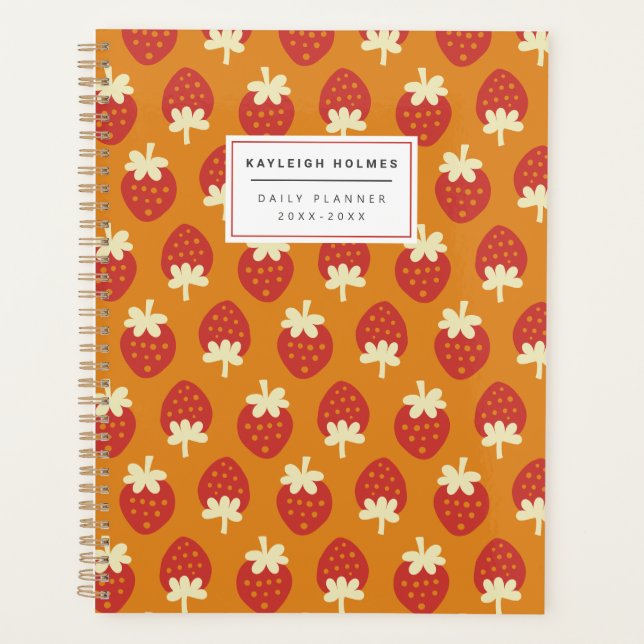 Strawberry Dreh Planner Planer (Vorderseite)