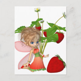 Strawberry Fairy Postkarte