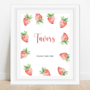 Strawberry \ Favoriten Poster