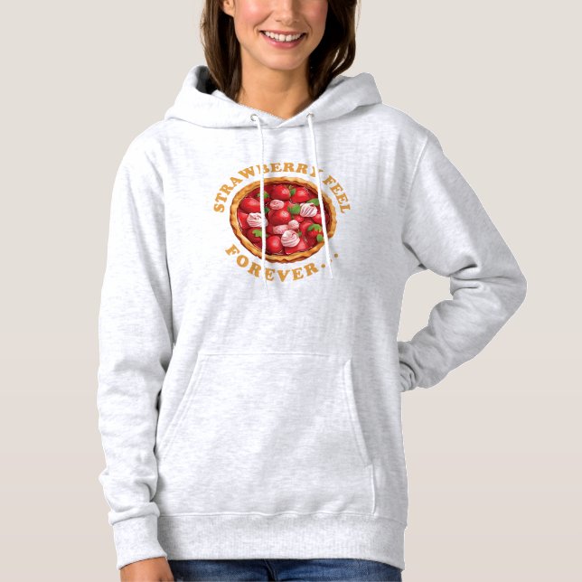 Strawberry Feel Forever Hoodie (Vorderseite)