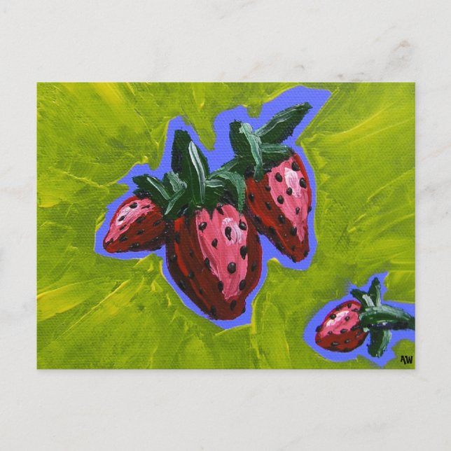 Strawberry Fields POW Postcard Postkarte (Vorderseite)