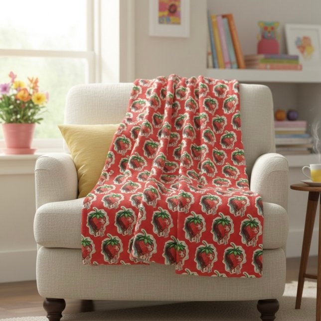 Strawberry Fleece Blanket (Von Creator hochgeladen)